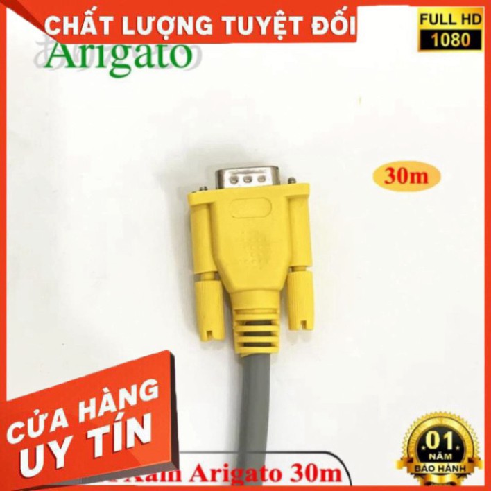 ✅✅✅ DÂY VGA 30m XÁM ARIGATO ARIGATO Đảm Bảo Chất Lượng ✅✅✅