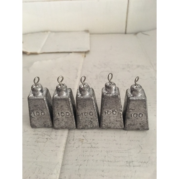 Chì vuông có móc đủ cỡ từ size 35gr--100gr