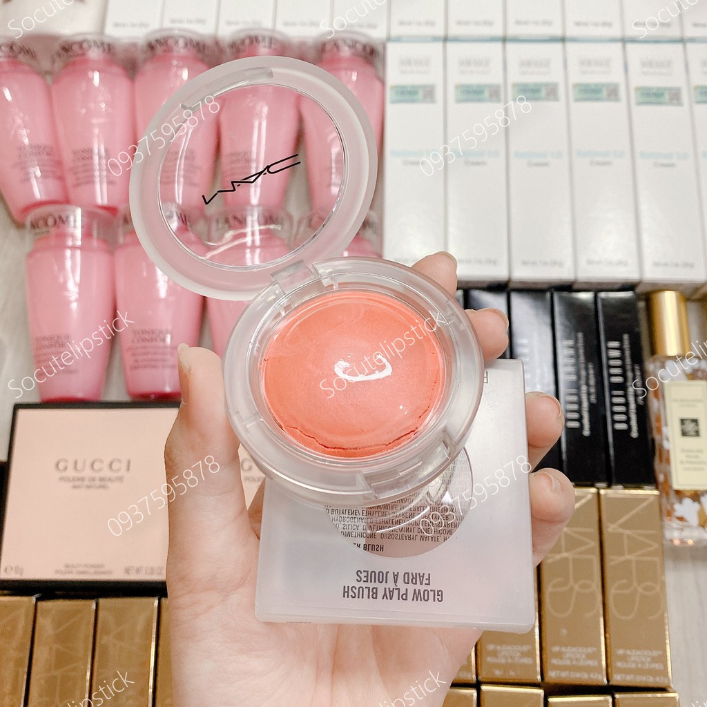 Má Hồng Dạng Cream MA.C Glow Play Blush Màu #That's Peachy Fullsize Fullbox