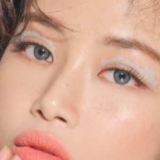 Lens Mắt Cận ANN365 1 Tháng Màu Xám Gió Funny Ann Wind Gray Đeo 12h/Ngày