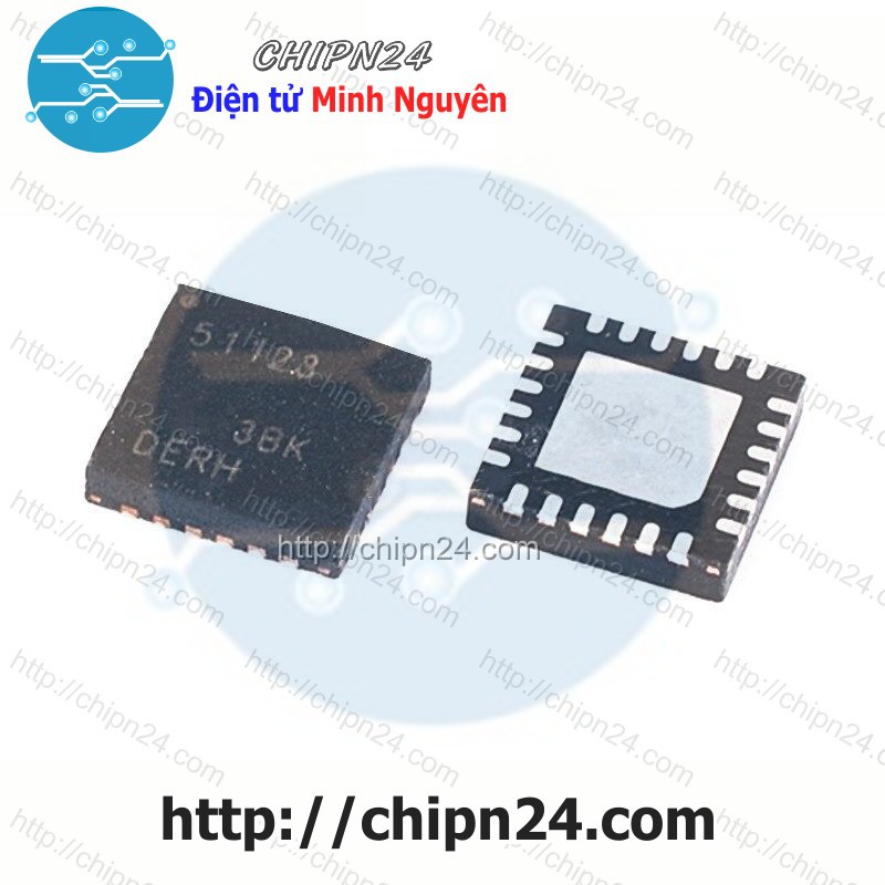 [1 CON] (SOP) IC Dán TPS51123 QFN-24 (SMD) (TPS51123RGER 51123)