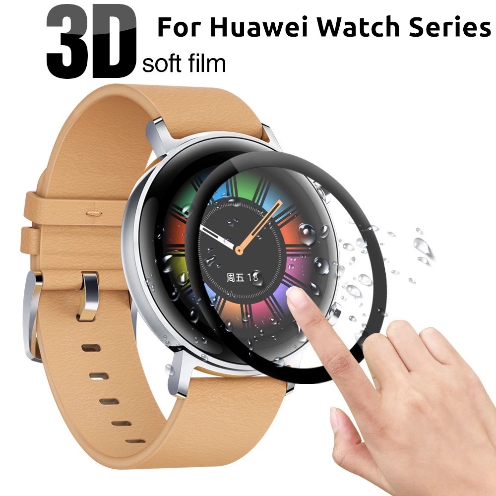 Bộ Film Dán Bảo Vệ Màn Hình Chống Cháy Nổ Cho Đồng Hồ Huawei Watch 3 / 3Pro GT2 GT3 GT2 Pro 46 / 42mm