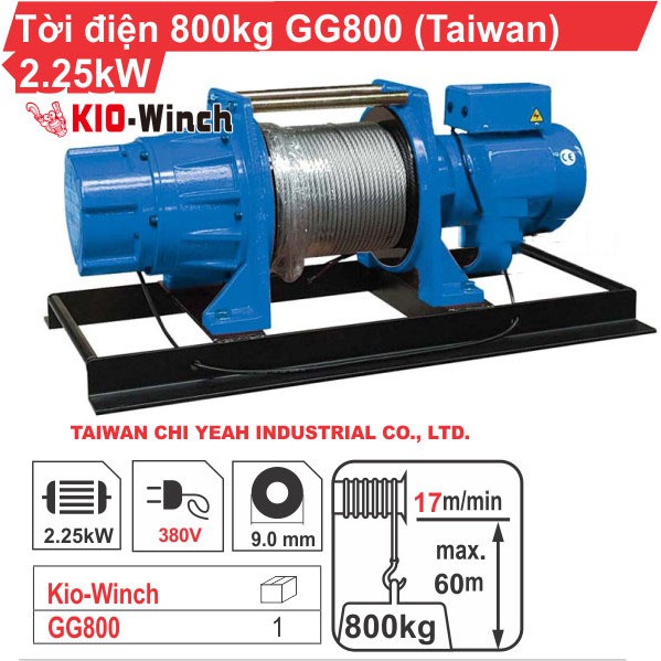 TỜI KIO WICH TAIWAN 23M/P - 1000KG - GG1000