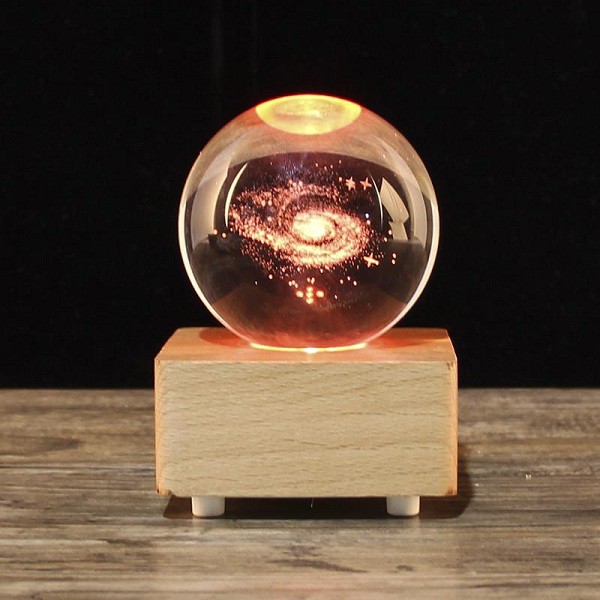 Quà lưu niệm quả cầu pha lê thiên hà - Quà tặng sinh nhật -