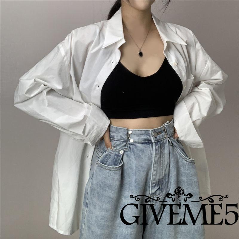 Áo sơ mi nữ tay dài cổ bẻ màu sắc nữ tính thanh lịch