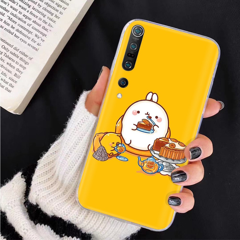 Ốp Điện Thoại Trong Suốt Họa Tiết Molang Cho Lg G6 G7 G8 Thinq V20 V30 V30S V35 V40 V50 V50S V60