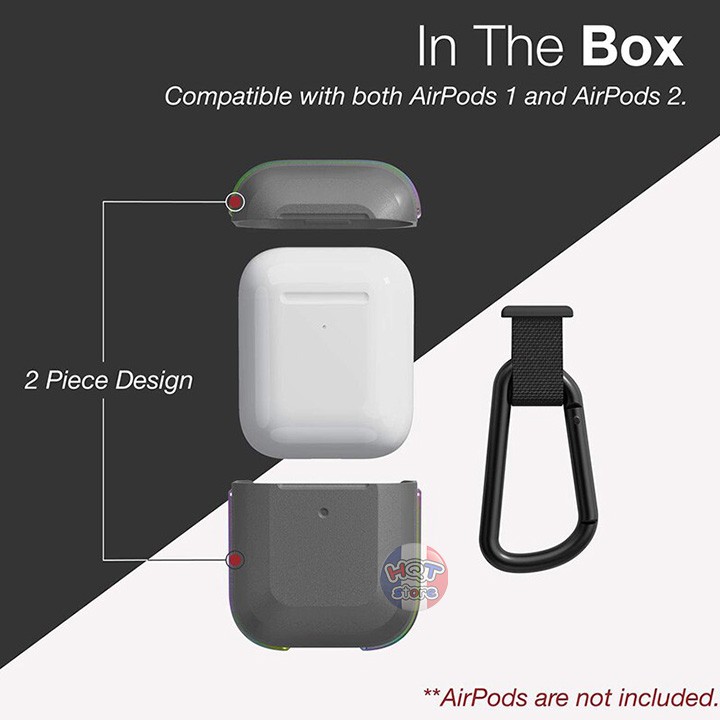 [Mã ELMS05 giảm 5% đơn 300K] Ốp lưng siêu chống sốc X-Doria Defense TREK cho Airpods 1 / 2