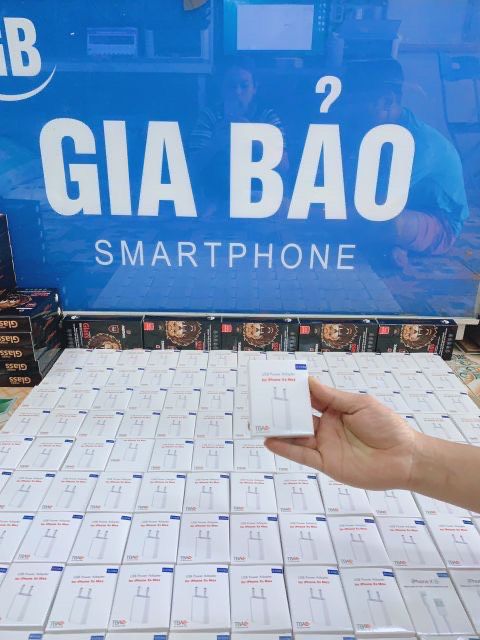 CỦ SẠC IPHONE XS MAX CHÂN DẸT CHÍNH HÃNG E_COM ( BẢO HÀNH 12 THÁNG )