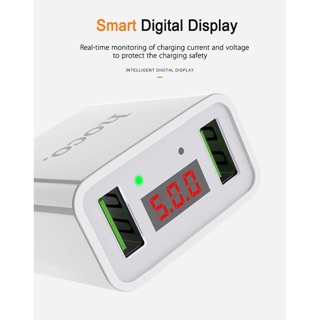 [Followshop 27.7] Củ sạc nhanh 2 cổng usb Hoco C25