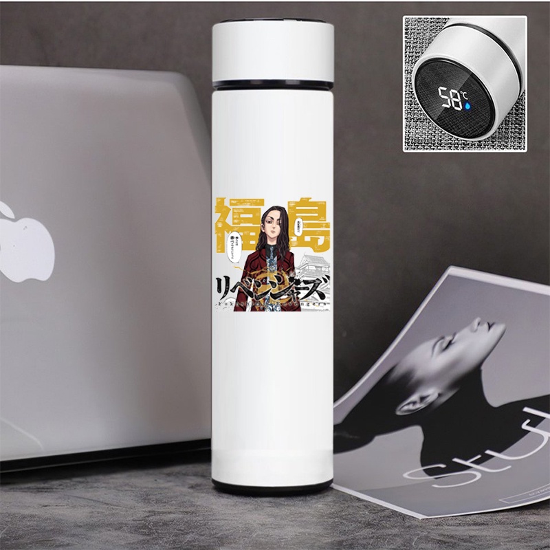 Bình giữ nhiệt đựng nước in hình nhân vật TOKYO REVENGERS anime chibi tiện lợi lưu niệm