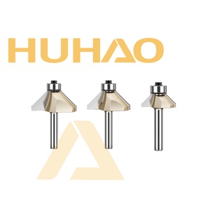 Mũi phay vát cạnh 45° huhao cốt 6.35