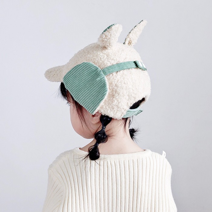 Mũ Tai Thỏ Giữ Ấm Đáng Yêu Cho Bé