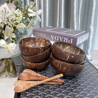 sét gáo dừa - sét bát và thìa gáo dừa