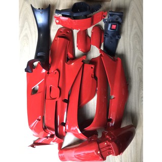 BỘ DÀN ÁO WAVE NHỎ ĐỎ TƯƠI NHỰA LOẠI TỐT:WAVE @ 2000-2007,WAVE ZX,WAVE 110,WAVE THÁI VÀ TRUNG QUỐC LIÊN DOANH