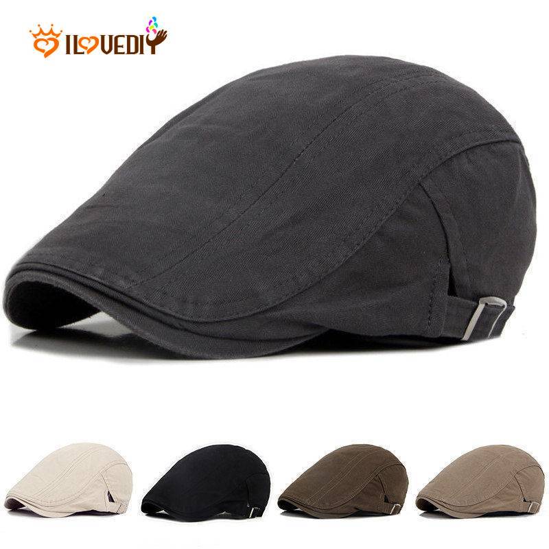 [Nam Nữ Mũ Beret cotton Trơn Thời Trang Hàn Quốc] [Mũ Nồi Màu Trơn Cổ Điển]