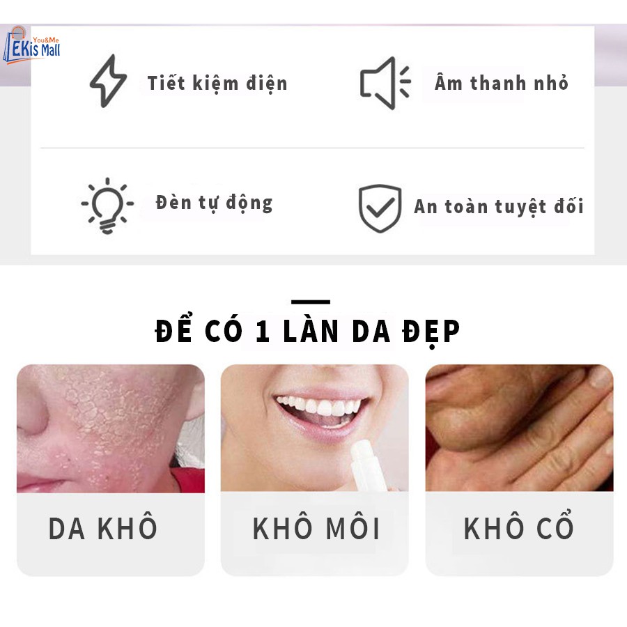 Máy phun sương tạo ẩm để bàn Cao Cấp Ekis