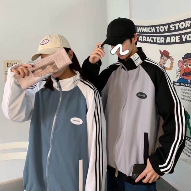 áo khoác bomber bóng chày unisex Thể Thao Thiết Kế Đơn Giản varsity jacket Thời Trang Theo áo choàng Phong Cách Hàn Quốc bomber jacket Nam Và Nữ