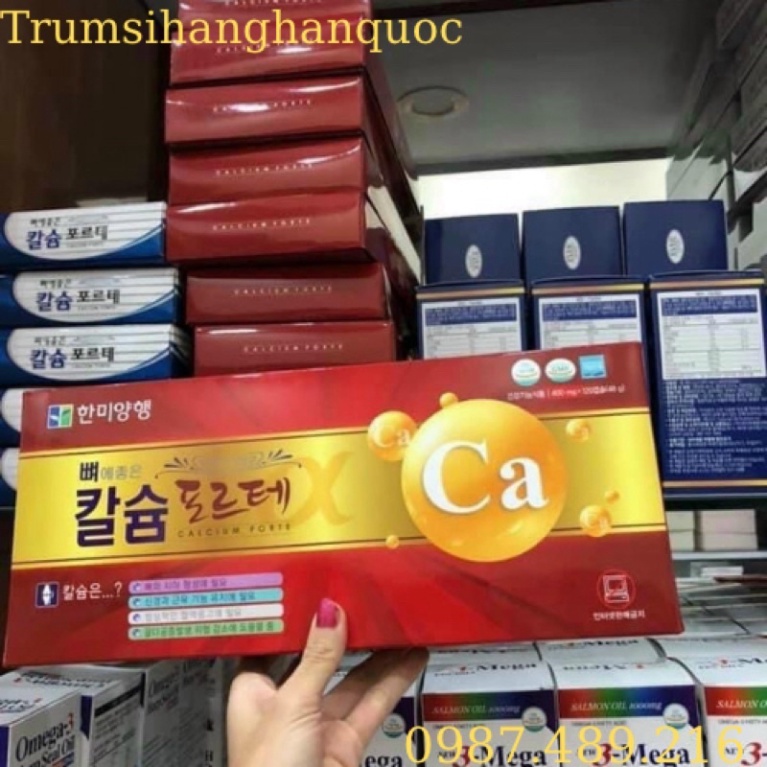 Viên Canxi Hanmi Hàn Quốc, Hộp đỏ 120 viên [ Hàng Mới Về ]