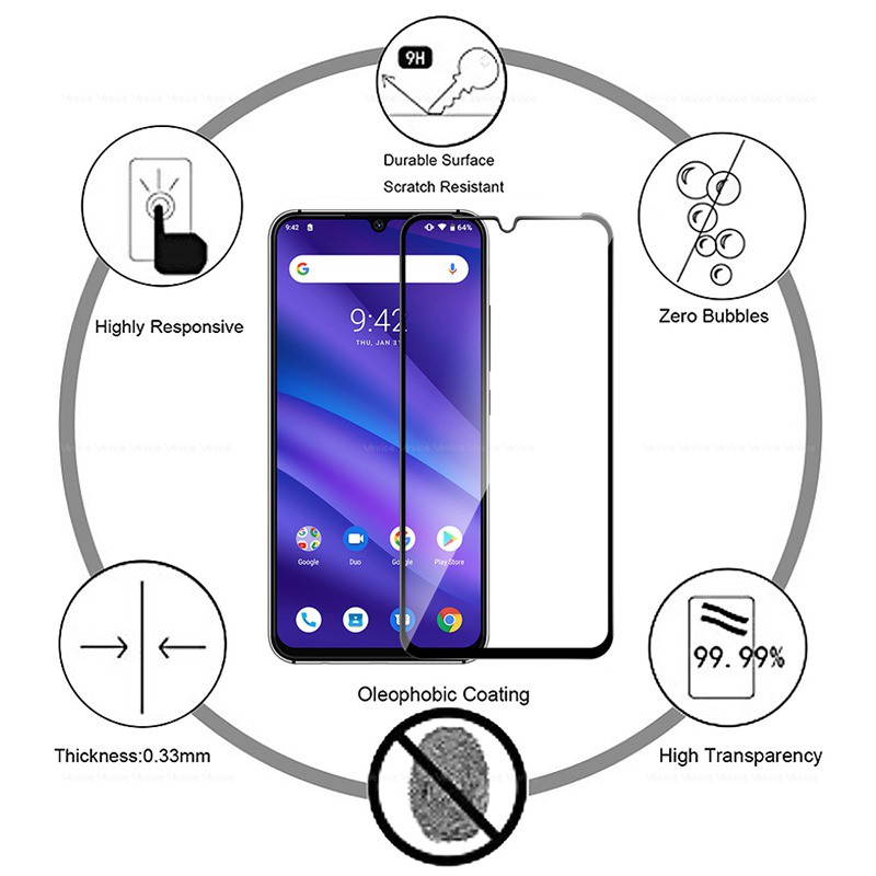 5D/9D Tempered Glass Full cover Screen For Google pixel 2 3 3A 4 4 XL