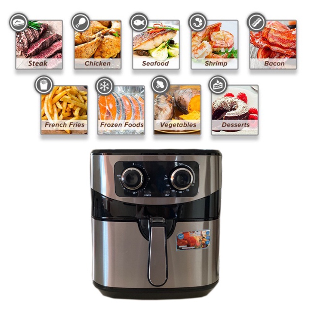 NỒI CHIÊN KHÔNG DẦU SHARP KS98 - 10L2 DUNG TÍCH SIÊU LỚN, BẢO HÀNH 12 THÁNG