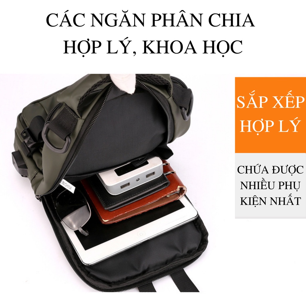 Túi đeo chéo nam đa năng chống nước bền bỉ,túi chéo nam thời trang phong cách hàn quốc | BigBuy360 - bigbuy360.vn