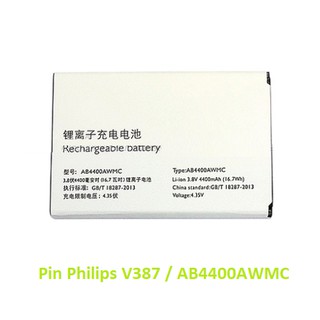 Pin philips v387 / ab4400awmc