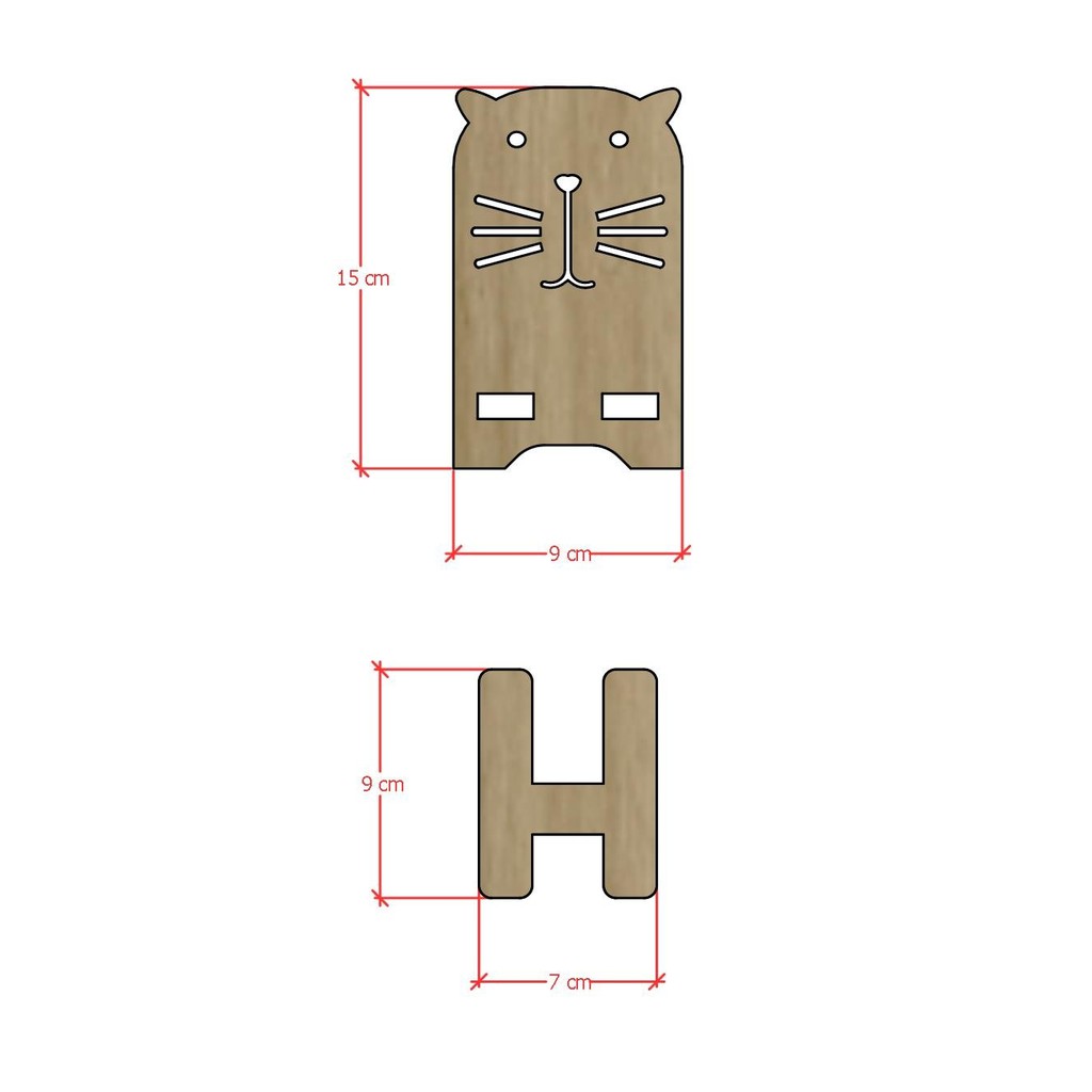 Giá đỡ điện thoại hình thú xinh xắn, tiện lợi