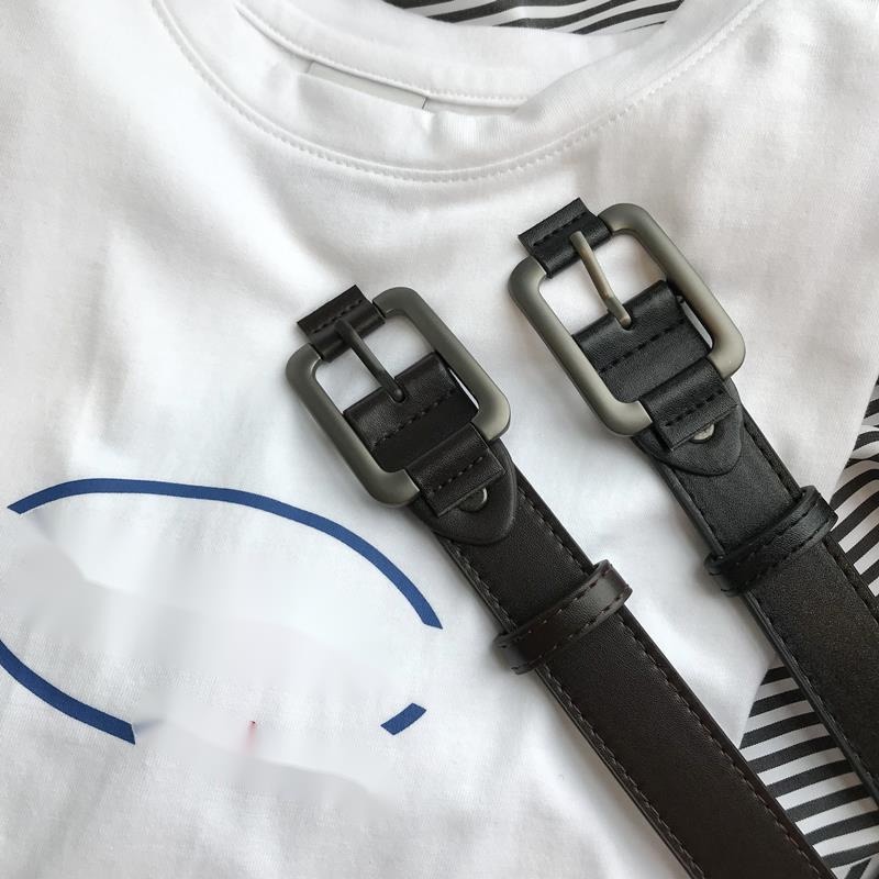 Thắt Lưng Màu Đen Phong Cách Hồng Kông Dễ Phối Đồ Thời Trang Cho Nam Và Nữ