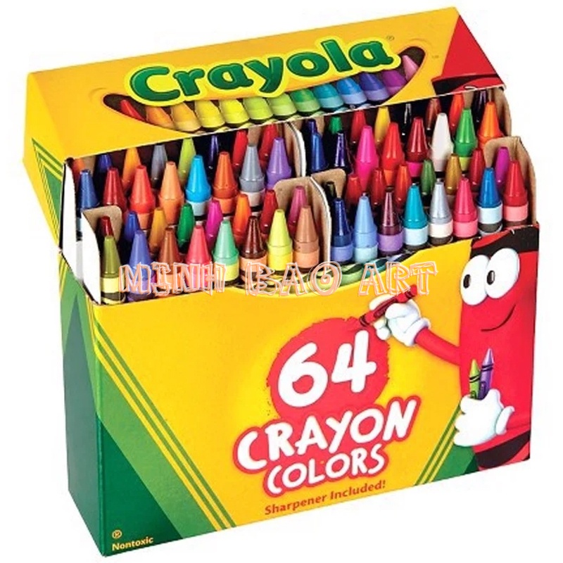 BÚT SÁP MÀU CRAYOLA 8/16/24 MÀU