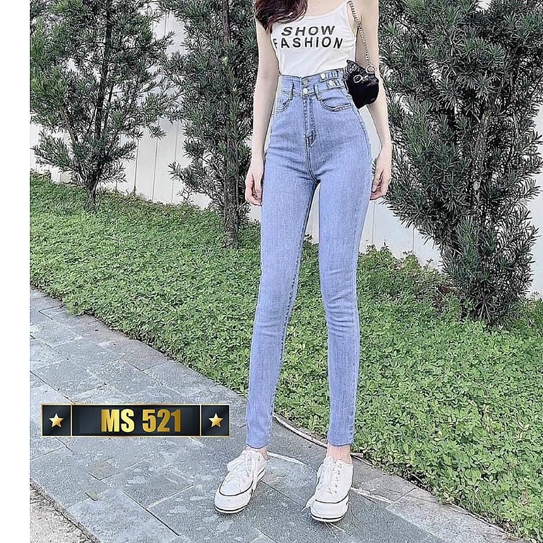 .8 MẪU Quần JEAN Nữ Lưng Cao chuần shop VNXK bao đẹp chất lượng ,bó co giãn vải dày mịn( đổi trả nếu không ưng)