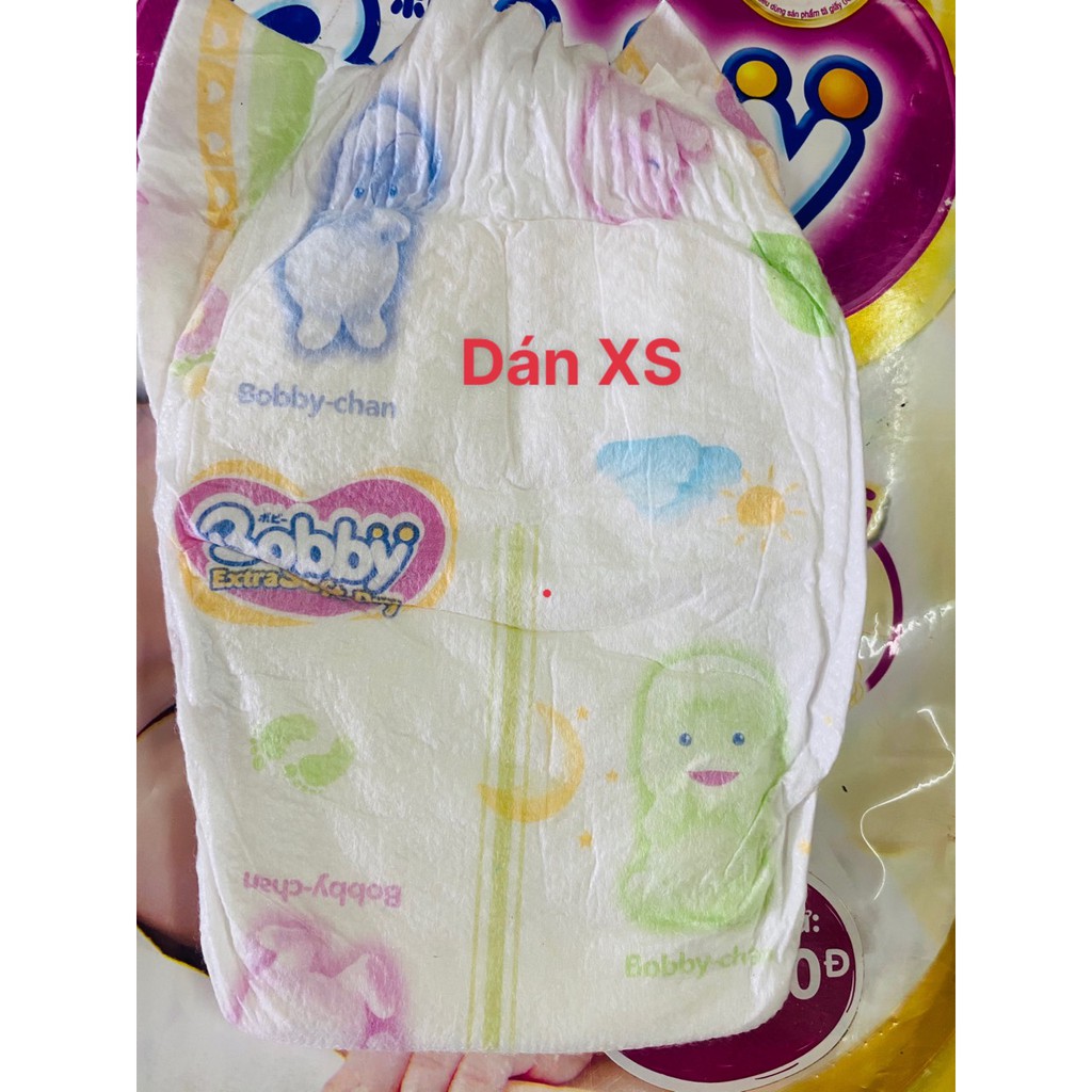 [Sale Tã Dán tách lẻ] Tã Dán Bobby Size XS 1miếng (cho bé dưới 5kg)