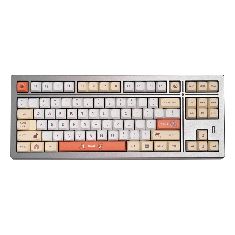 Nắp Đậy Bàn Phím Cơ btsg 85% PBT 139 Phím XDA Họa Tiết Hoạt Hình Dễ Thương