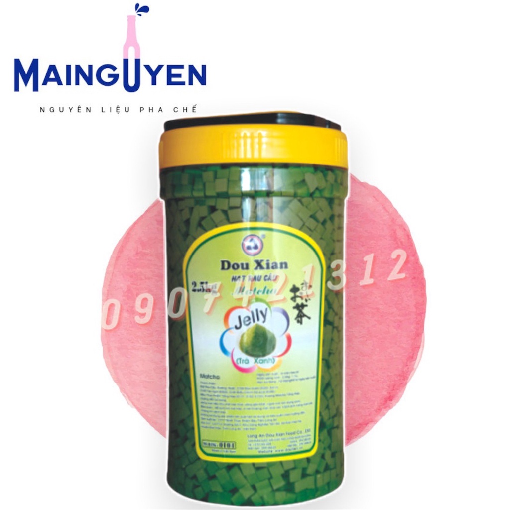 Thạch trái cây hạt Hàng Huy  đủ loại hộp 2.5kg