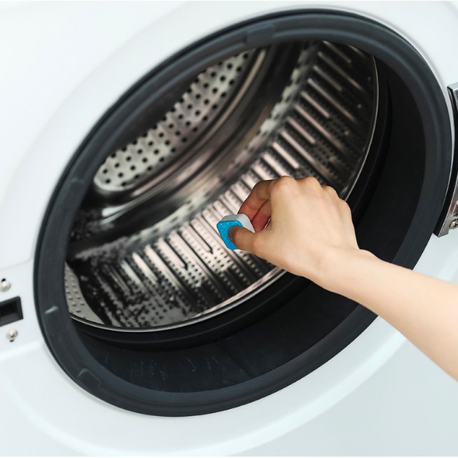 12 Viên Tẩy Lồng Giặt, Tăng Tuổi Thọ Máy Giặt cực kỳ đơn giản, Hiệu quả ngay sau 1 lần dùng