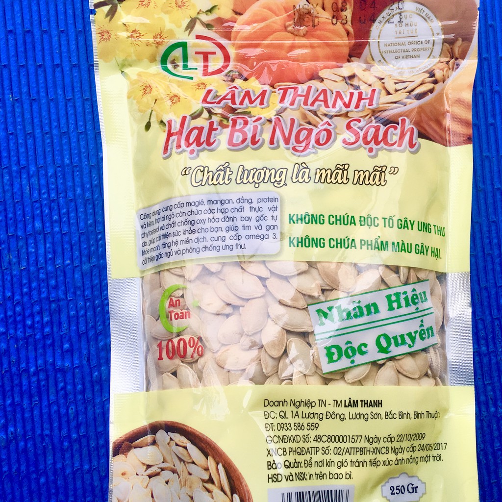 Hạt Bí sạch không tẩy công ty Lâm Thanh đặc biệt