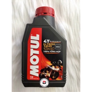 Nhớt MOTUL H-Tech 100 4T 10W40 (100% Tổng Hợp - Mô Tô PKL)