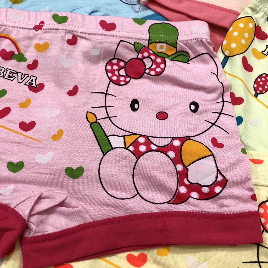 Quần Chip Đùi Bé Gái, Quần Nhỏ Bé Gái HelloKitty Size từ 14-20 kg