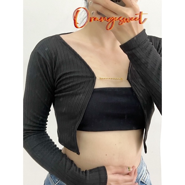 Áo Cardican Dây Xích Thun Dày Mát 4 màu