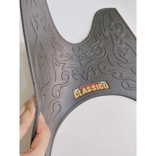 Thảm lót chân xe Yamaha MIO 110/ MIO CLASSICO, thảm lót sàn xe máy, thảm để chân cao su oại đẹp