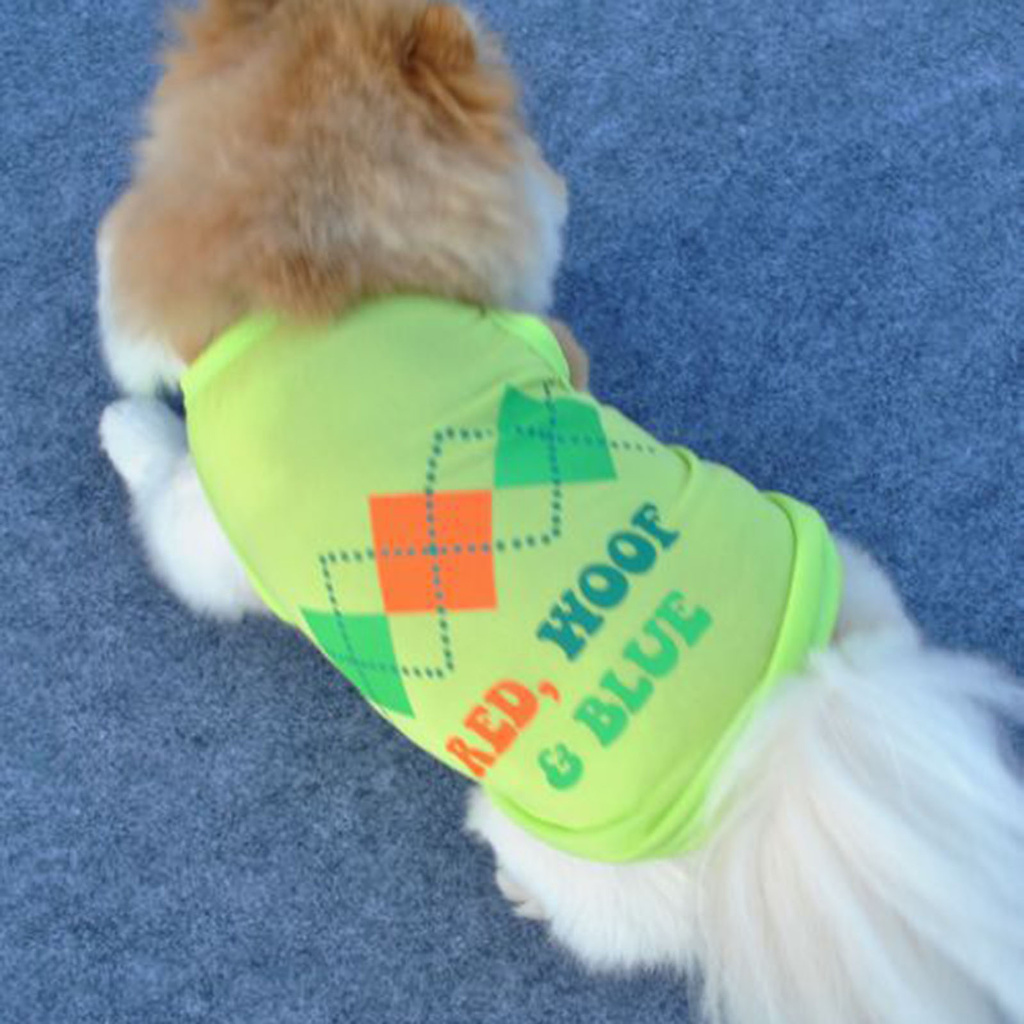 Áo ba lỗ thú cưng nhiều màu sắc thời trang mùa hè