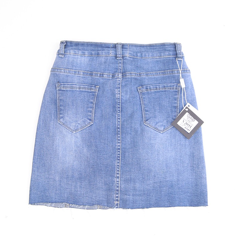 Chân váy ngắn, Váy Jean ngắn dự tiệc màu xanh, Chất jean mềm mại | BigBuy360 - bigbuy360.vn