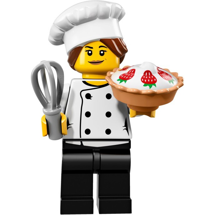 Nhân vật Lego Minifigures Gourmet Chef - Nữ đầu bếp thuộc Series 17