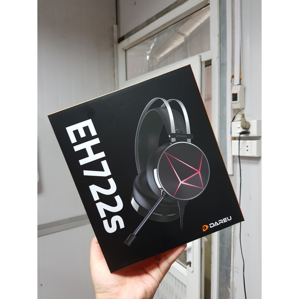 [Mã ELMSBC giảm 8% đơn 300K] Tai nghe DareU EH722X /EH722s Black 7.1 BH 1 năm chính hãng | BigBuy360 - bigbuy360.vn