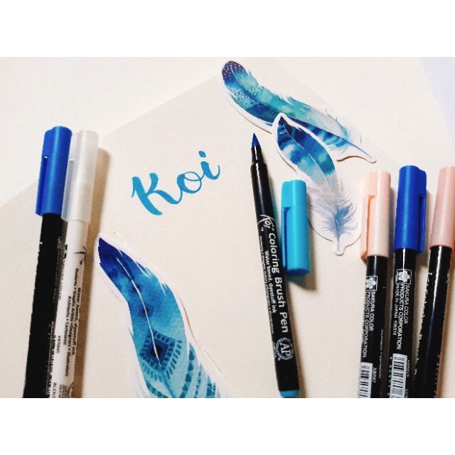 BÚT KOI COLORING BRUSH MARKER ĐẦU MỀM LINK 2