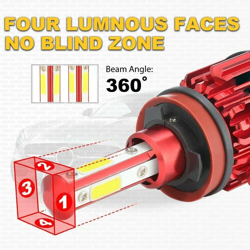 JONYE Set 2 Đèn Sương Mù H11 / H8 / H9 / H16 DRL Dành Cho Ô Tô