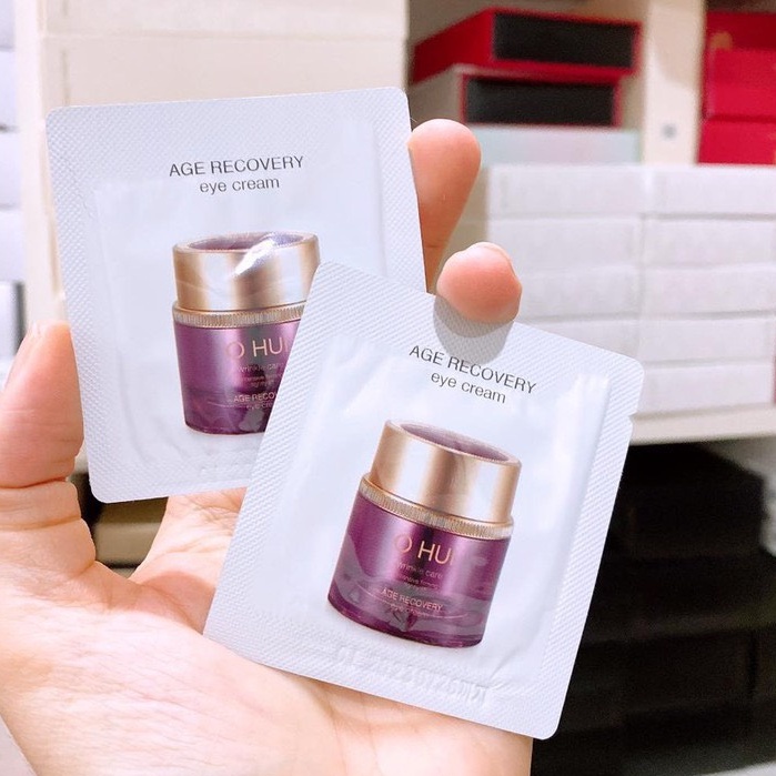 Gói Kem Dưỡng Chống Lão Hóa Vùng Mắt Ohui Age Recovery Eye Cream 1ml_𝐘𝐄𝐎𝐍 𝐋𝐔𝐗𝐔𝐑𝐘 𝐂𝐎𝐒𝐌𝐄𝐓𝐈𝐂𝐒