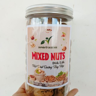 Mix Nut 5 Loại Hạt Vỏ Đã Rang Sấy 500g- Macca, Sachi, Óc Chó, Điều, Hạnh nhân