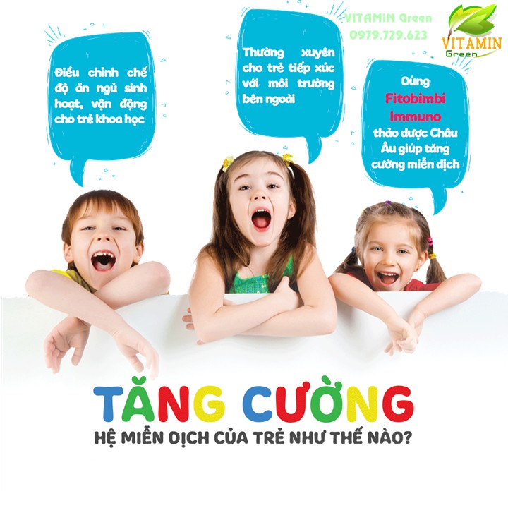 IMMUNO BIMBI TĂNG ĐỀ KHÁNG CHO BÉ | NHẬP KHẨU CHÍNH HÃNG TỪ Ý