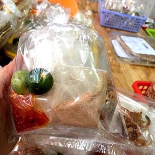 combo 2 b Bánh tráng  phơi sương sa tế  hành phi muối nhiễn