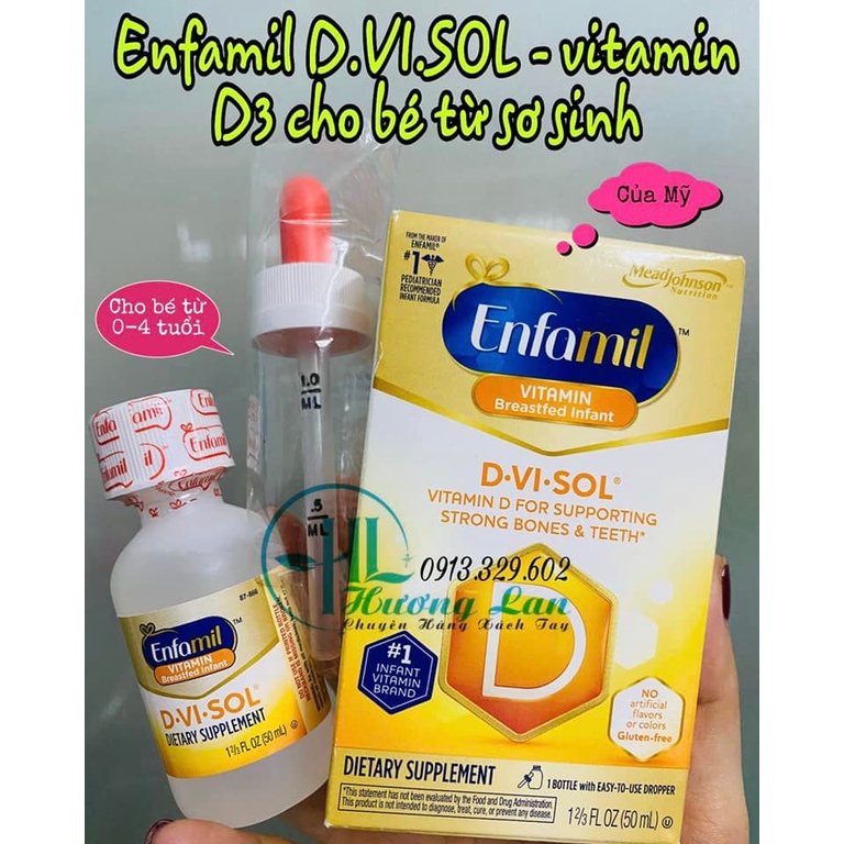 Vitamin D3 Cho Bé